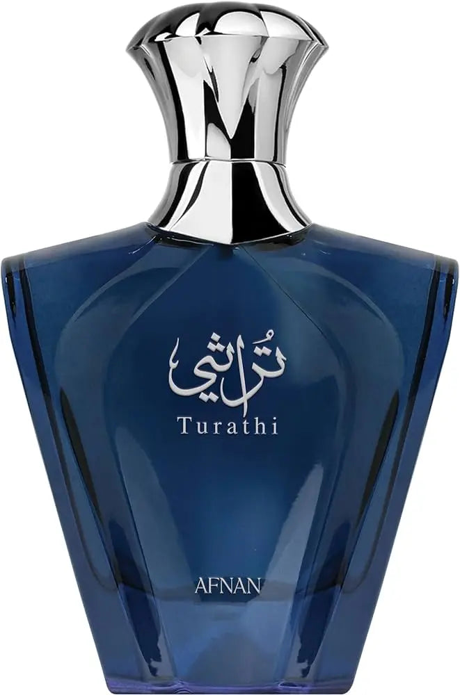 Afnan Turathi Blue Eau de Parfum – Fresh Citrus & Amber Arabian Perfume Tufayel