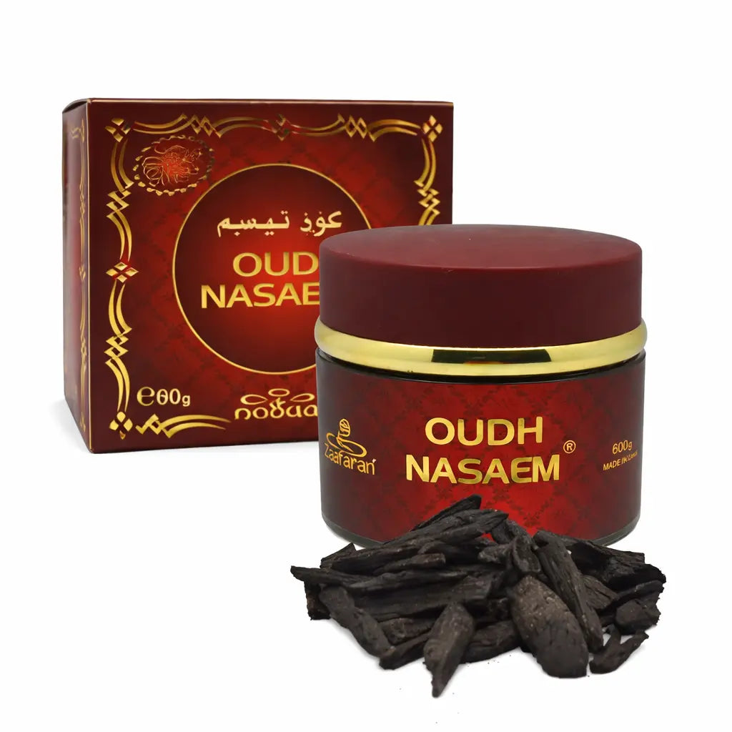 OUD NASAEM BAKHOOR – Luxurious Arabian Incense (60g) Warm • Aromatic • Traditional • Long-Lasting lattafauk