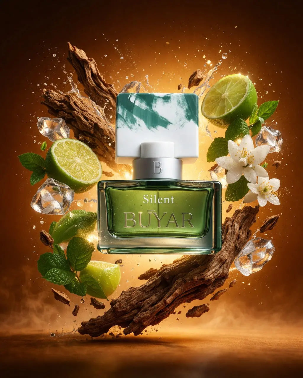 Buyar Silent Eau De Parfum 100ml – Smooth Woody Musky Luxury Fragrance for Men & Women UK Tufayel Perfumes