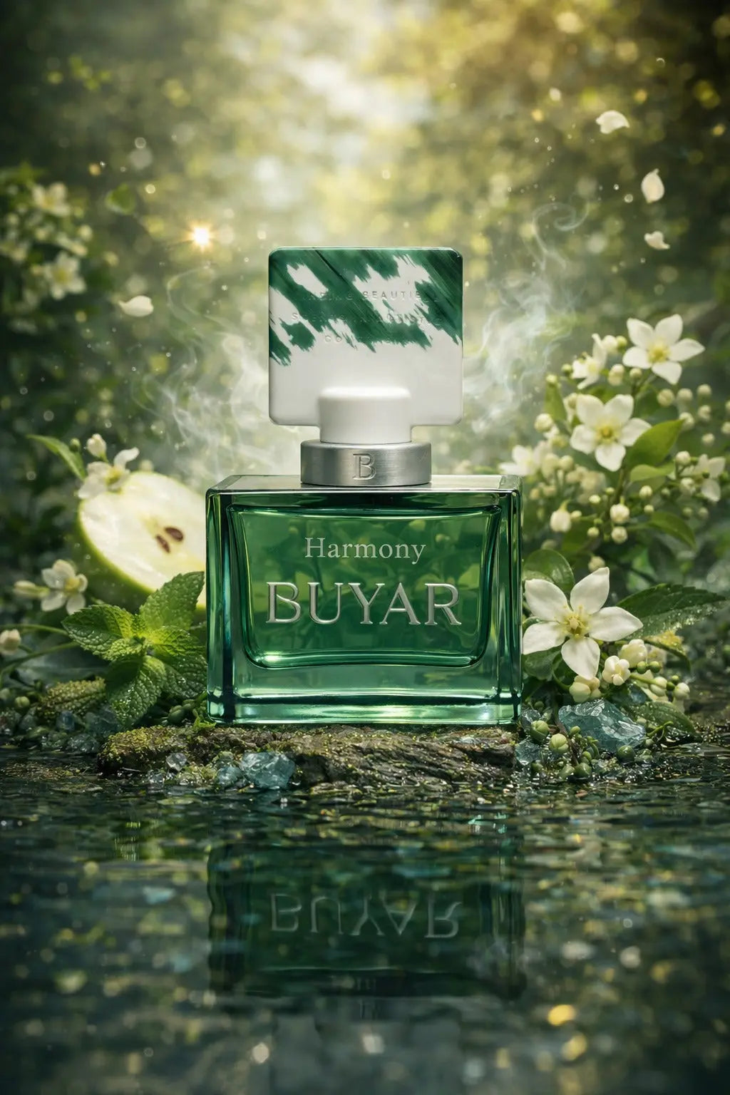 Buyar Harmony Eau De Parfum 100ml – Fresh Floral Woody Musky Luxury Fragrance for Men & Women UK Tufayel Perfumes