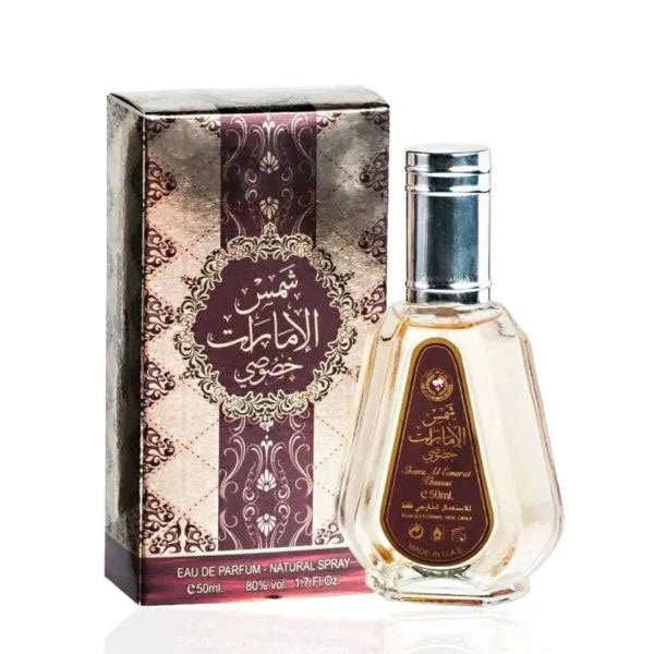 Shams Al Emarat Khususi Eau De Parfum 50ml – Sweet, Creamy & Luxurious Arabian Scent lattafauk