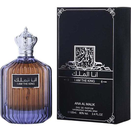 I Am The King Eau de Parfum 100ml – Bold, Masculine & Long-Lasting Arabian Fragrance lattafauk