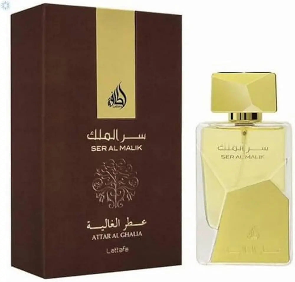 Ser Al Malik Attar Al Ghalia by Lattafa – Royal Oud, Amber & Musk Luxury (100ml EDP) lattafauk