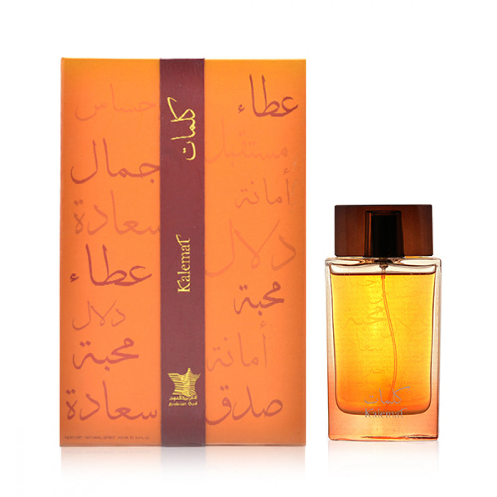 Kalemat Eau de Parfum 100ml – Iconic Sweet Oud & Amber Luxury by Arabian Oud lattafauk
