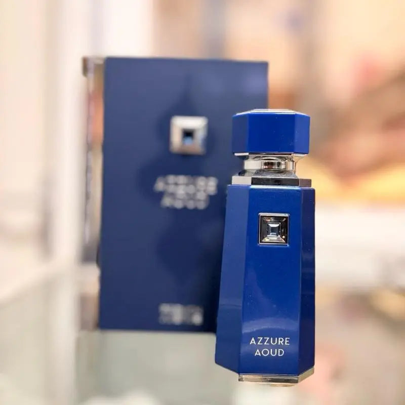 French Avenue Azzure Aoud 100ml Eau De Parfum - Saffron, Passion Fruit & Rose Notes - Oriental Woody Fragrance for Luxurious Elegance lattafauk