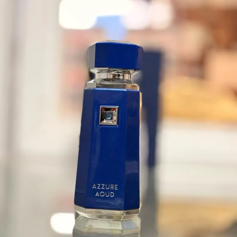 French Avenue Azzure Aoud 100ml Eau De Parfum - Saffron, Passion Fruit & Rose Notes - Oriental Woody Fragrance for Luxurious Elegance lattafauk