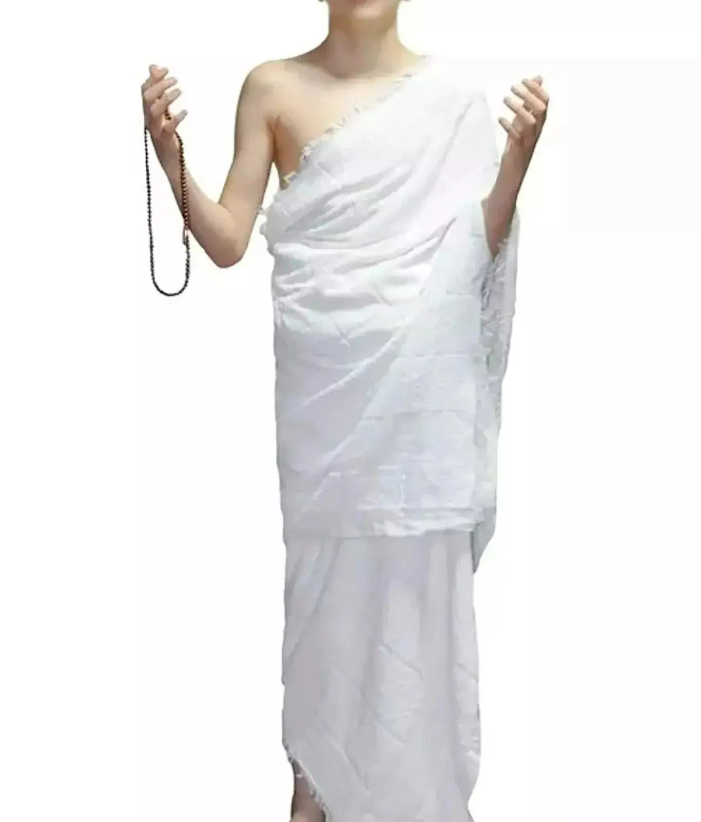 ADULT 100% COTTON IHRAM FOR UMRAH MEN 1200G ADULT WHITE TOWELS HAJJ UMRAH AHRAM 2 PIECE lattafauk