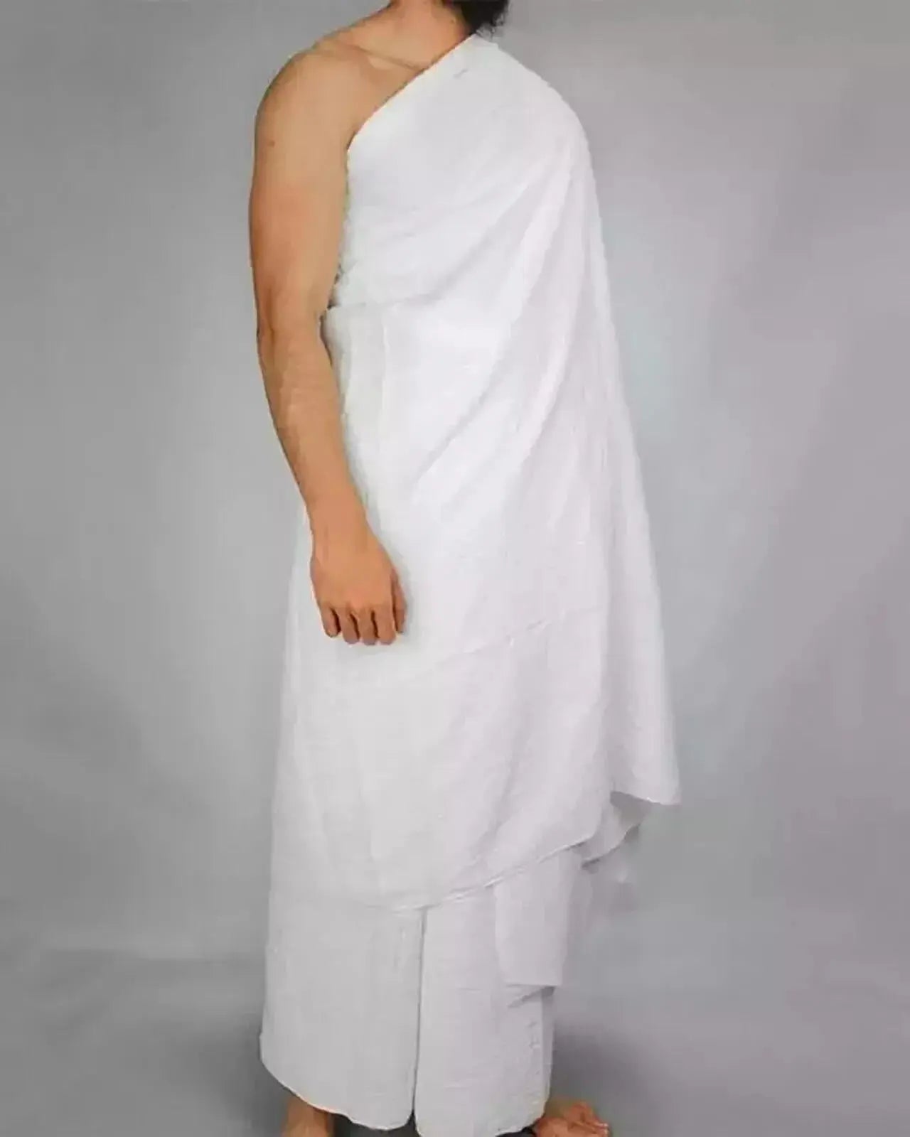 ADULT 100% COTTON IHRAM FOR UMRAH MEN 1200G ADULT WHITE TOWELS HAJJ UMRAH AHRAM 2 PIECE lattafauk