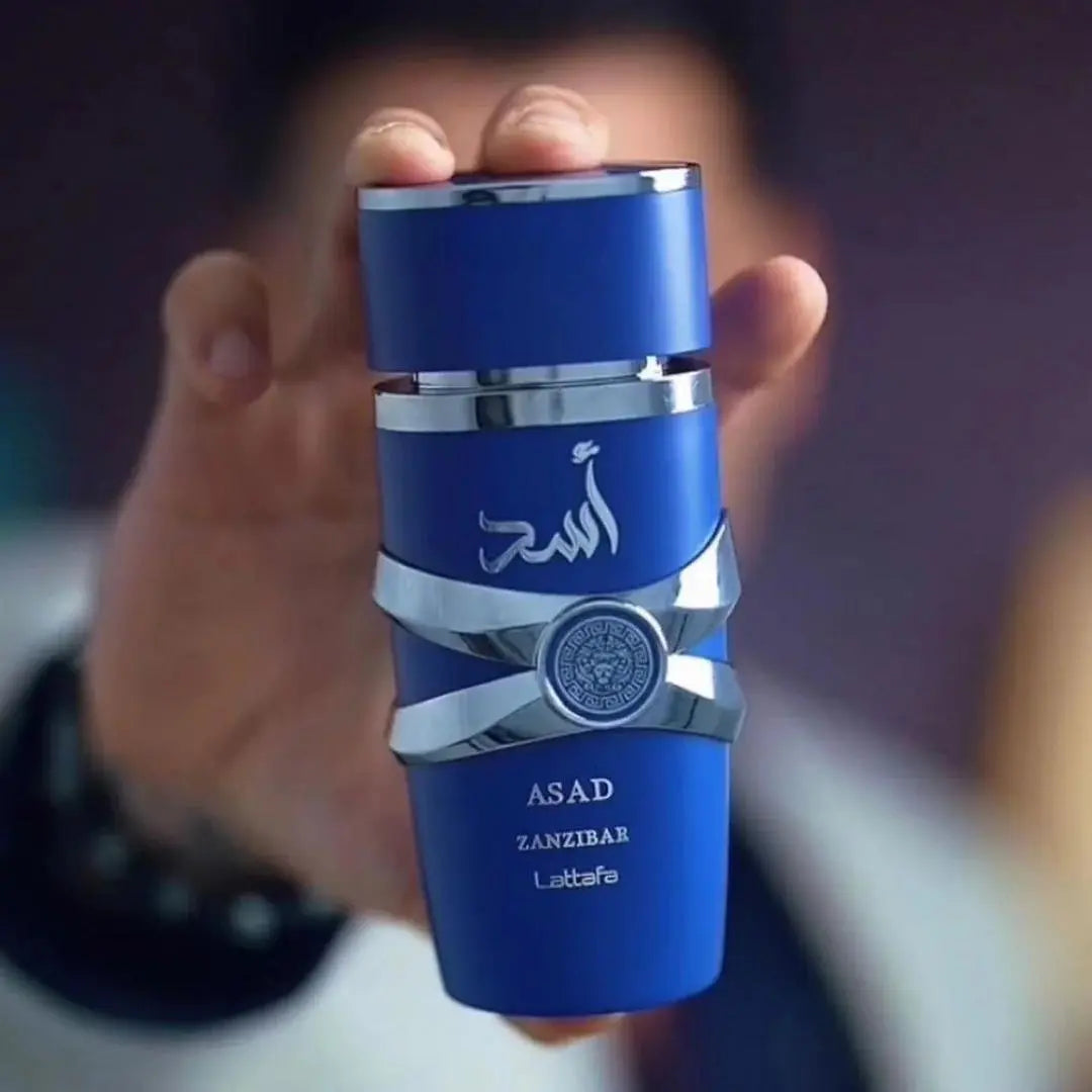 Asad Zanzibar Lattafa Perfume EDP for Women Men 100ml Eau De Parfum Long Lasting Floral & Woody Arabian Perfume Spray Scent lattafauk