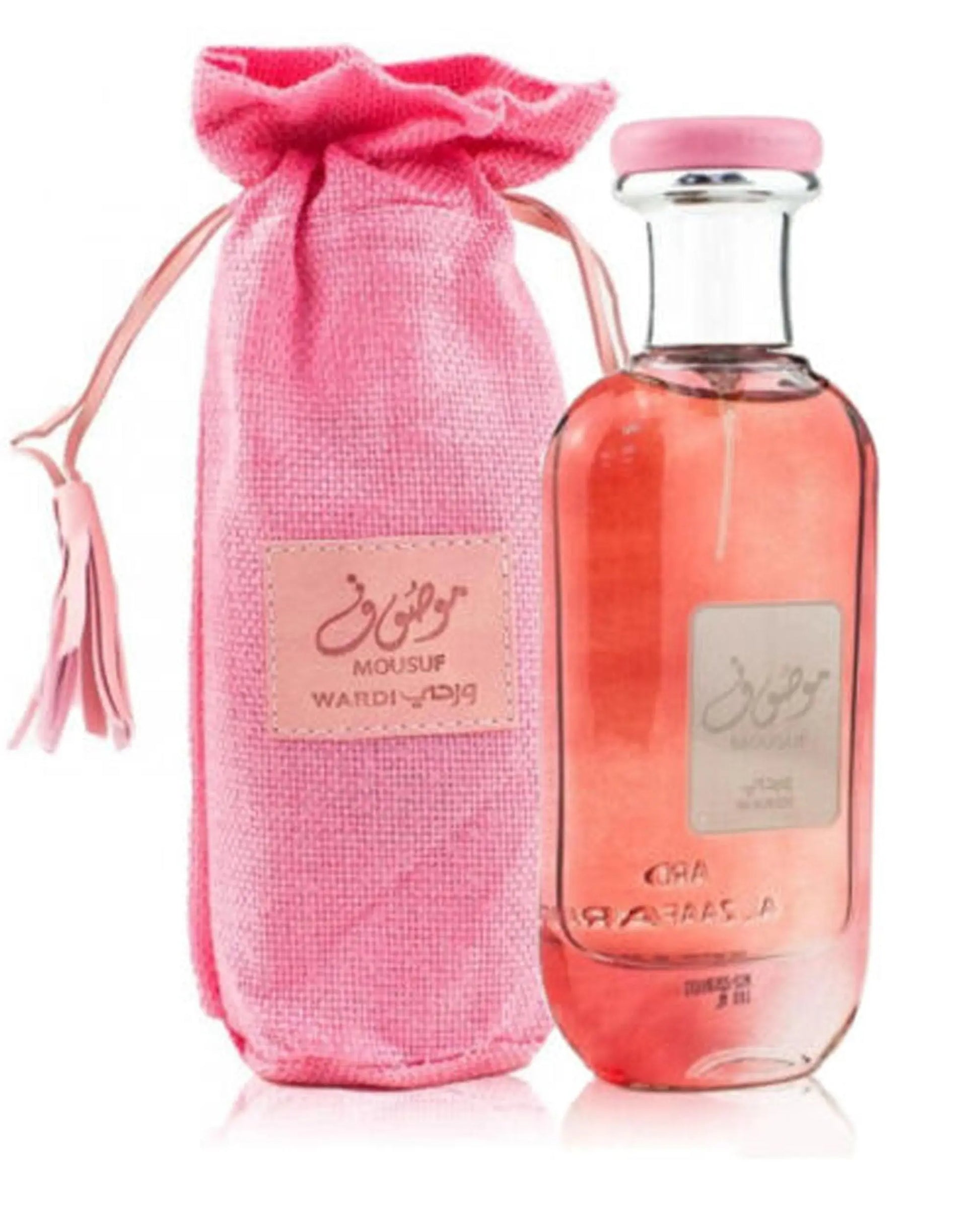 Mousuf Wardi Eau de Parfum 100ml Sweet Rose, Creamy Vanilla & Soft Musky Charm lattafauk