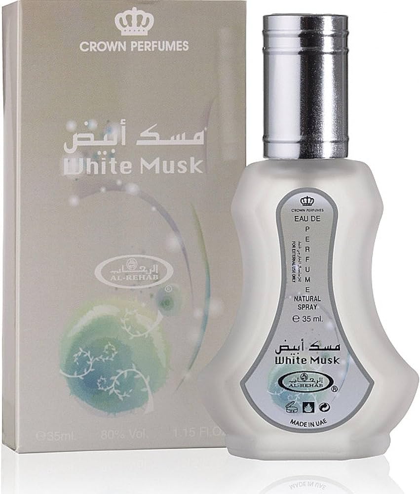 White Musk Eau de Parfum 35ml – Clean, Soft & Timeless Fragrance by Al Rehab lattafauk