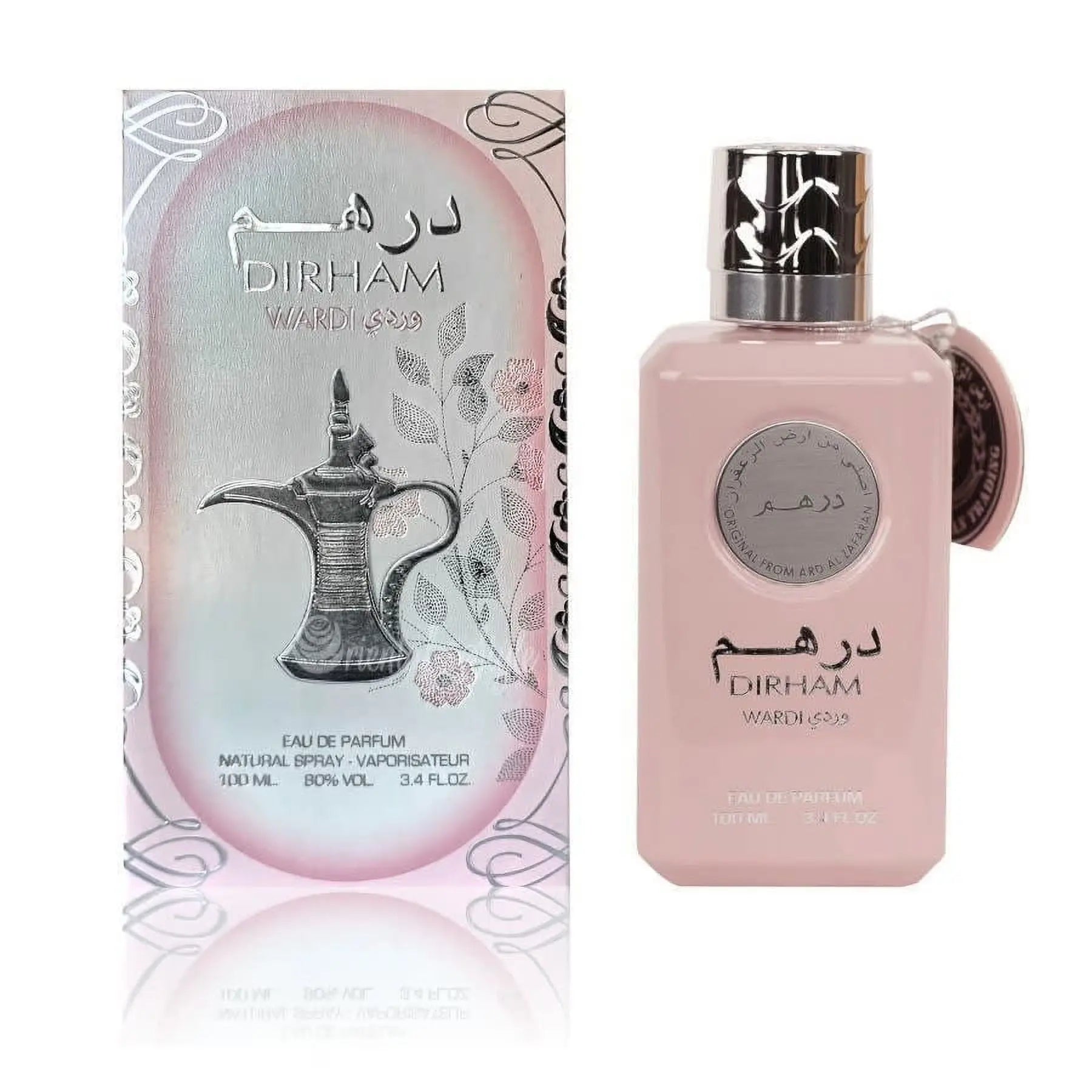 Dirham Wardi by Ard Al Zaafaran – Soft Rose, Creamy Vanilla & Elegant Musk (100ml EDP) lattafauk