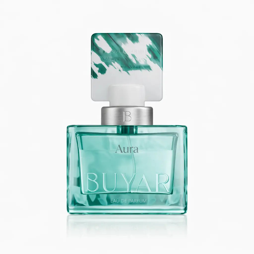 Buyar Aura Eau De Parfum 100ml – Soft Powdery Floral Musky Luxury Fragrance for Women UK Tufayel Perfumes