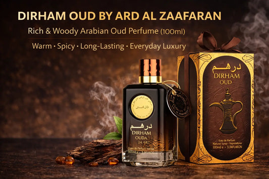 Dirham Oud Original 100ml Ard Al Zaafaran Eau De Parfum for Men lattafauk