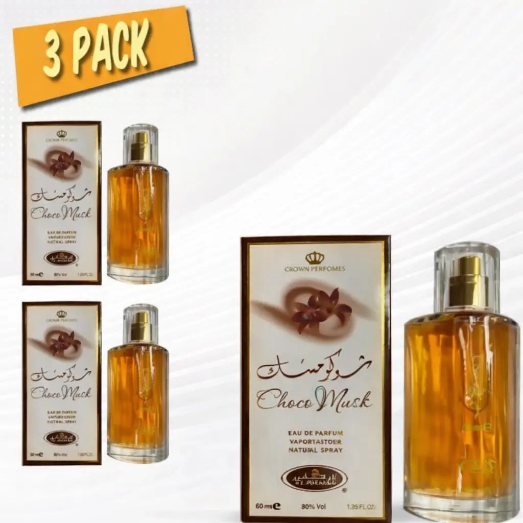 Offer 3Pack Choco Musk 50ml Al Rehab Perfume lattafauk