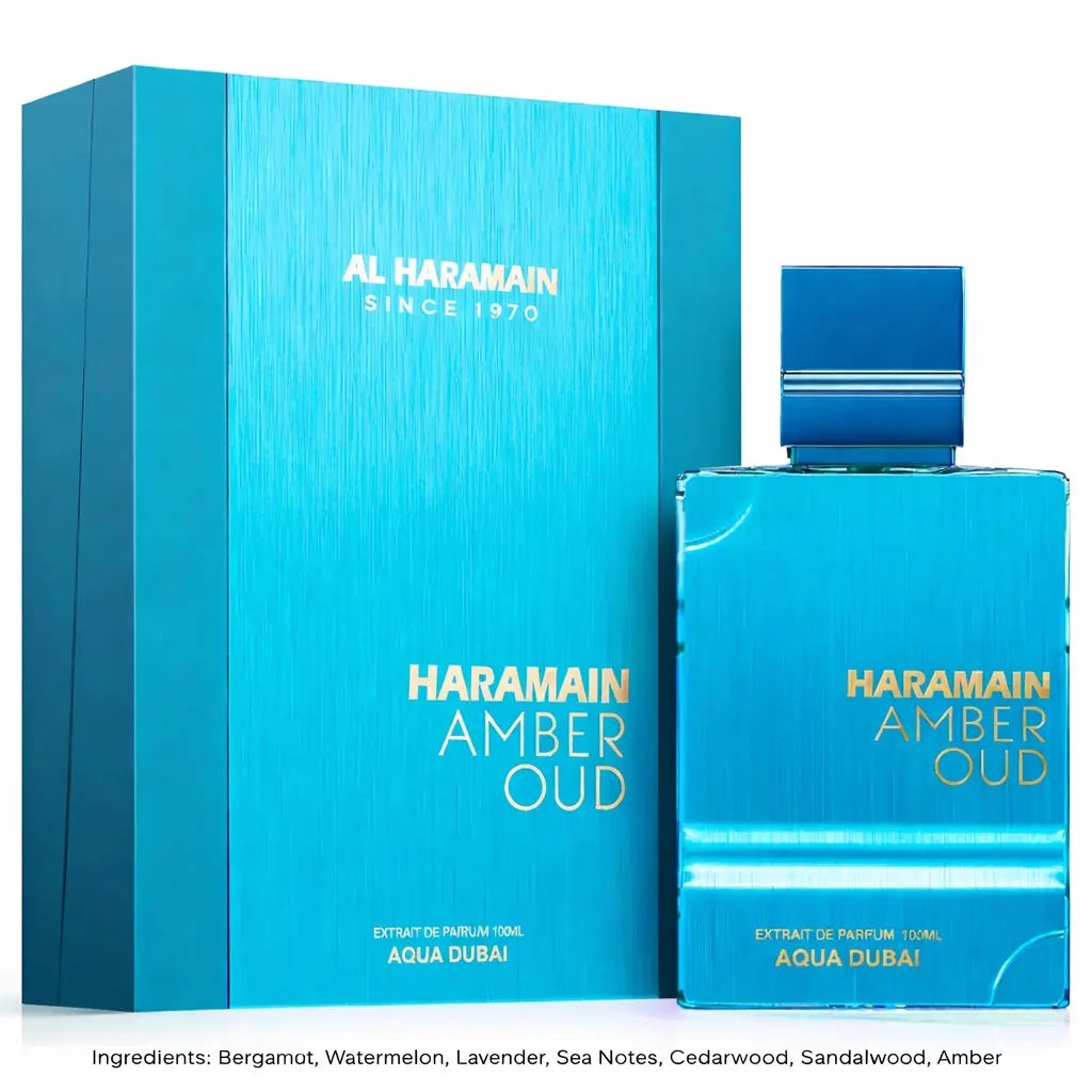 Amber Oud Aqua Dubai Extrait de Parfum 100ml – Fresh Luxury Arabian Fragrance Tufayel