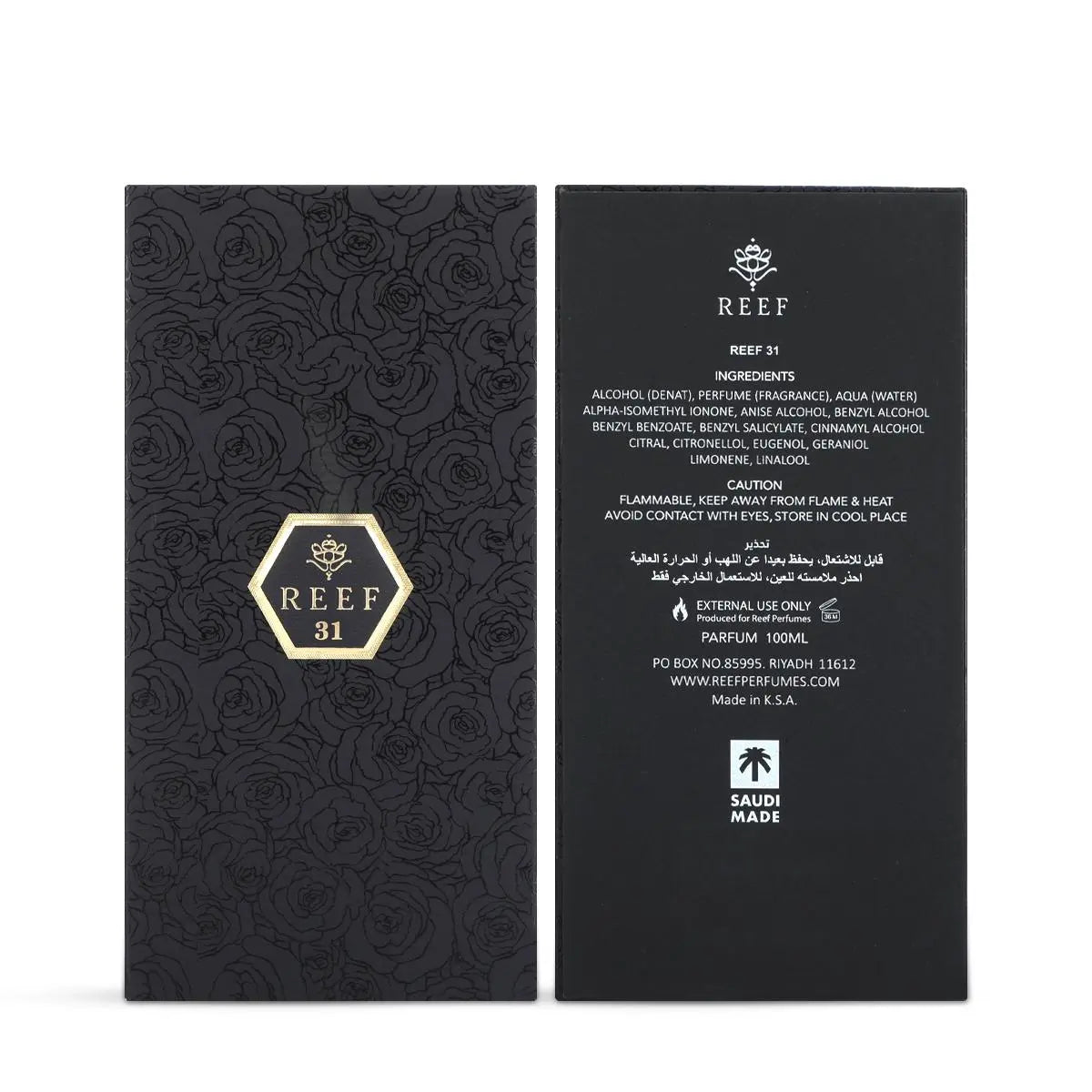 Reef 31 Eau De Parfum 100ml – Fresh Citrus Woody Luxury Fragrance for Men & Women UK Adams Perfumes