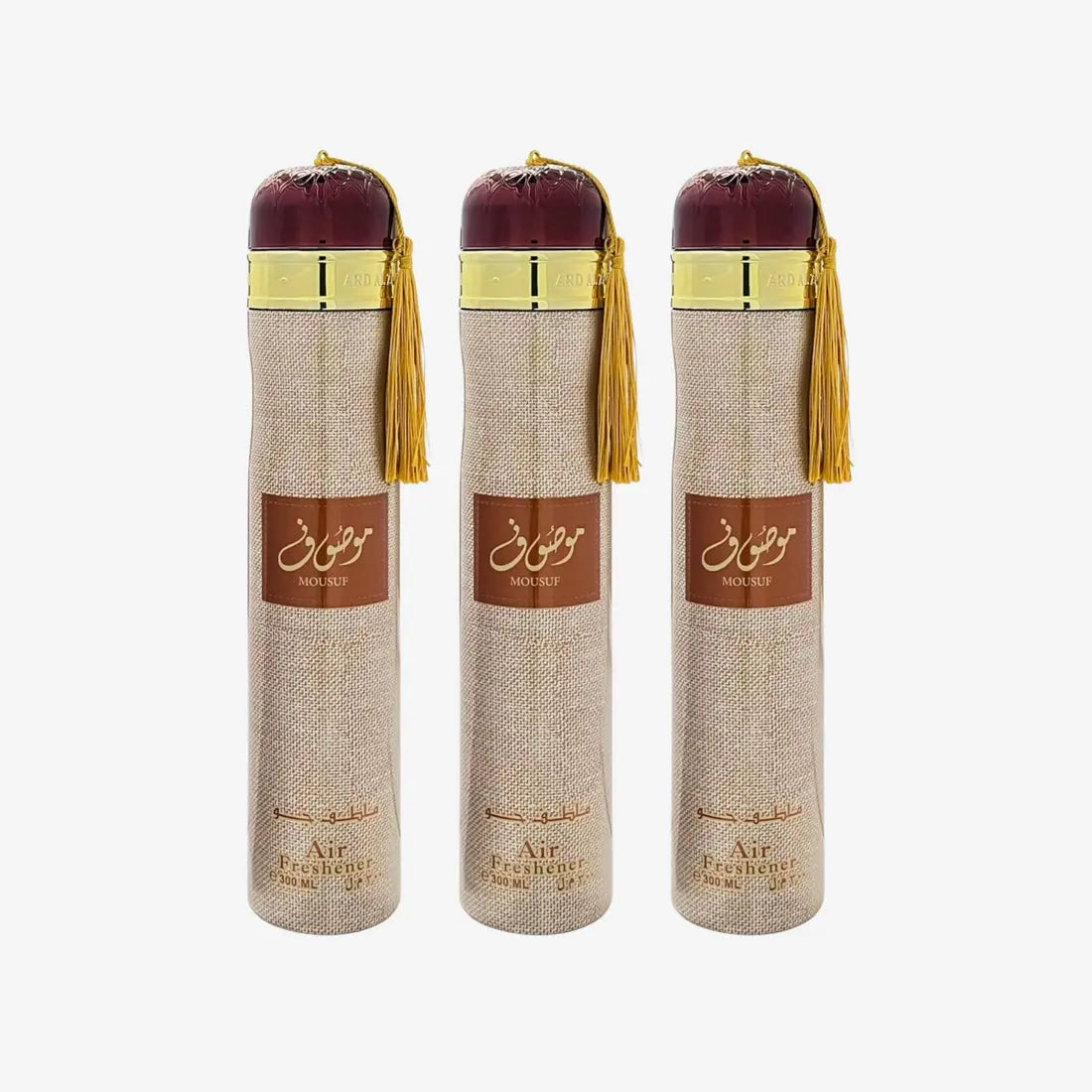 Mousuf Air Freshener 300ml – Warm & Sweet Arabian Perfume Fragrance Tufayel