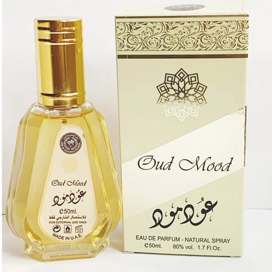 Oud Mood Eau de Parfum 50ml – Sweet, Warm & Long-Lasting Arabian Oud lattafauk