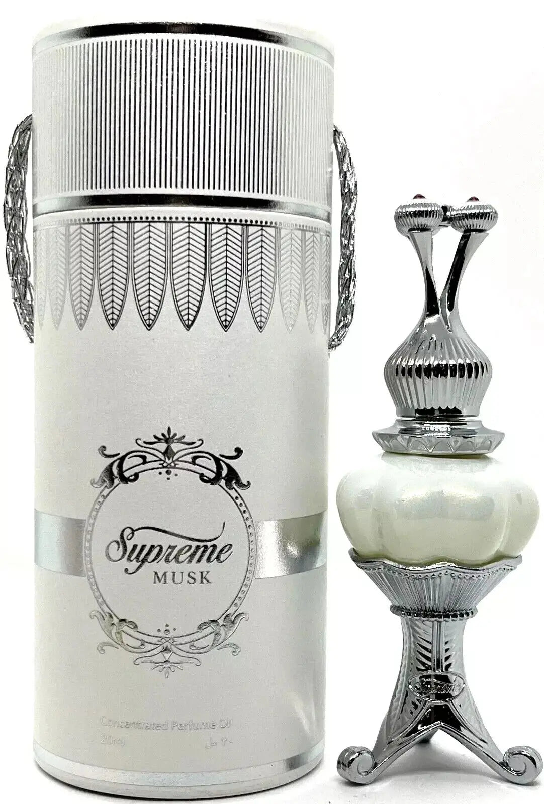 Supreme Musk Concentrated Perfume Oil – Alcohol-Free Clean White Musk Attar Tufayel