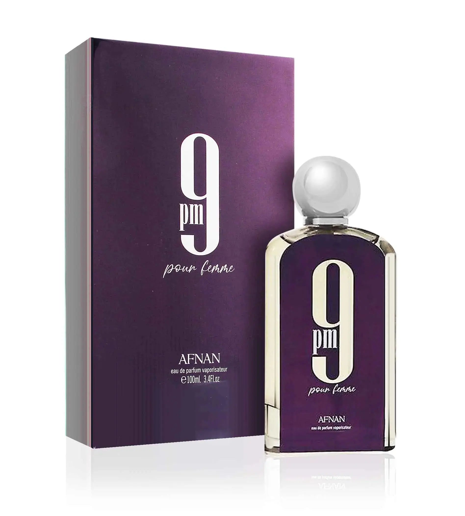 Afnan 9PM Pour Femme Eau de Parfum – Sweet Floral & Gourmand Arabian Perfume Tufayel
