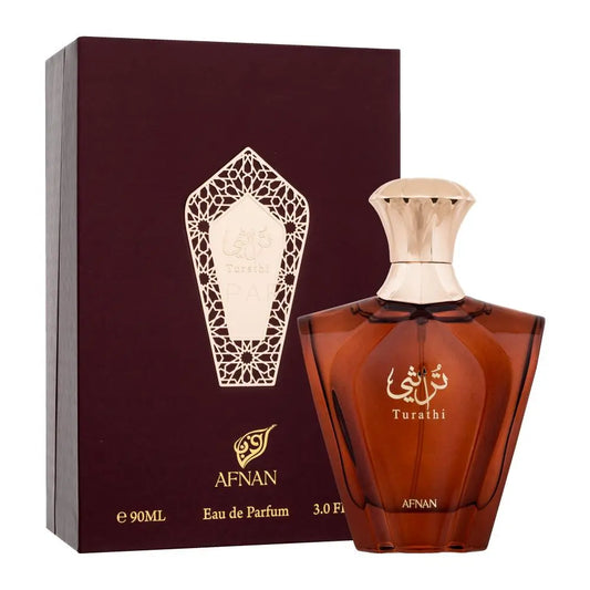 Afnan Turathi Brown Eau de Parfum – Warm Spicy & Woody Arabian Perfume Tufayel