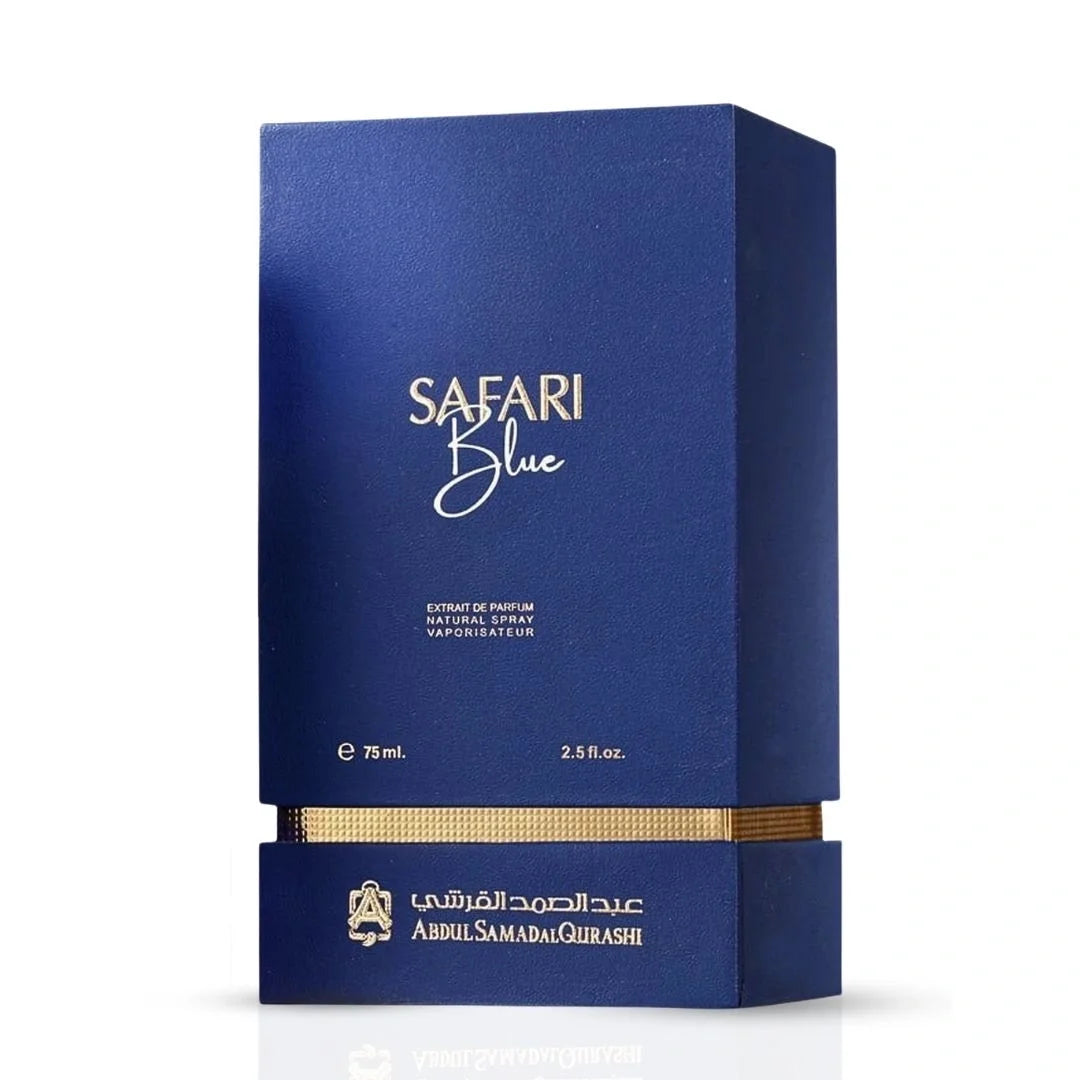Safari Blue Extrait De Parfum 75ml for Men – Fresh, Powerful Luxury by Abdul Samad Al Qurashi lattafauk