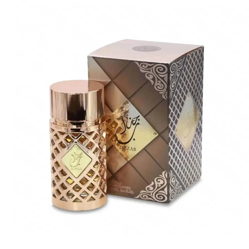 JAZZAB GOLD – Warm Spicy Arabian Luxury Perfume (100ml)  Sweet • Spicy • Woody • Long-Lasting Tufayel