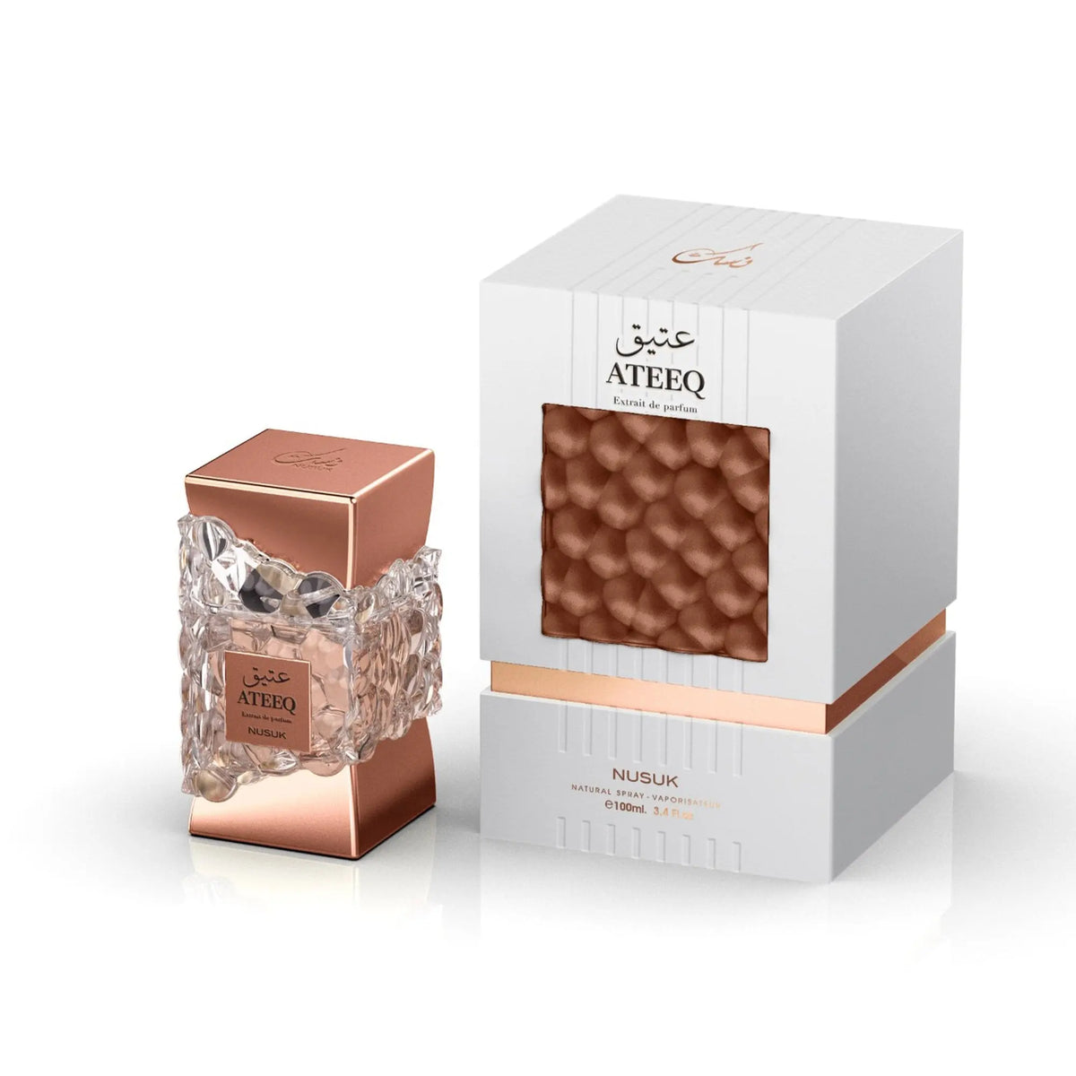 Ateeq Extrait de Parfum 100ml by Nusuk – Rich Oud, Amber & Spiced Oriental Luxury Tufayel