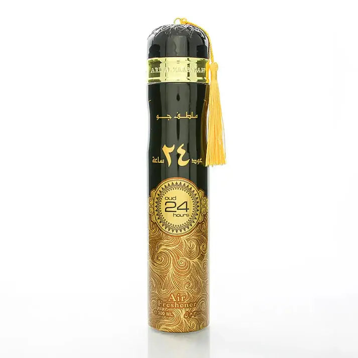 Oud 24 Hrs Air Freshener 300ml – Dark & Intense Arabian Oud Perfume Scent Tufayel