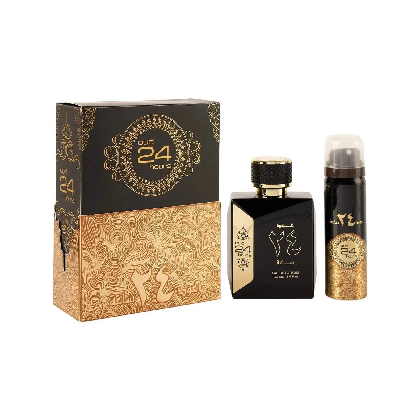 Oud 24 Hours by Ard Al Zaafaran – Dark Chocolate, Oud & Smoky Vanilla (100ml EDP) lattafauk