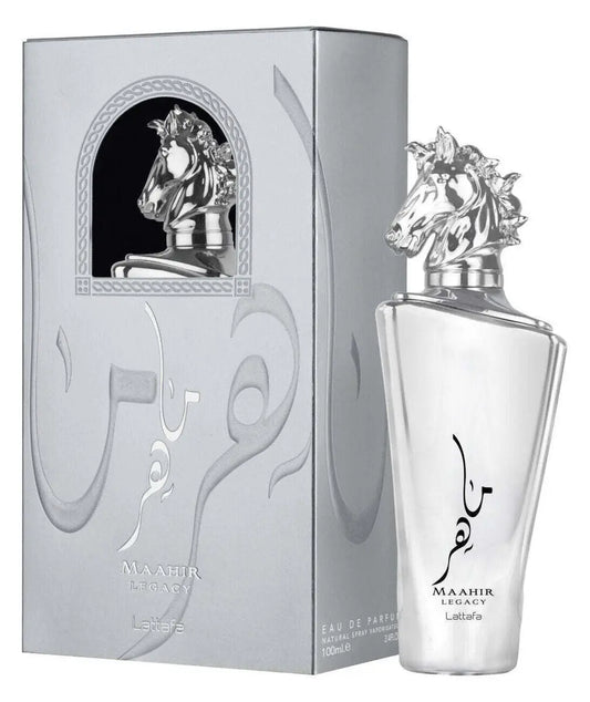 Lattafa Maahir Legacy Perfume 100ml EDP - Luxurious Eastern Fragrance with Bergamot & Vanilla Notes lattafauk