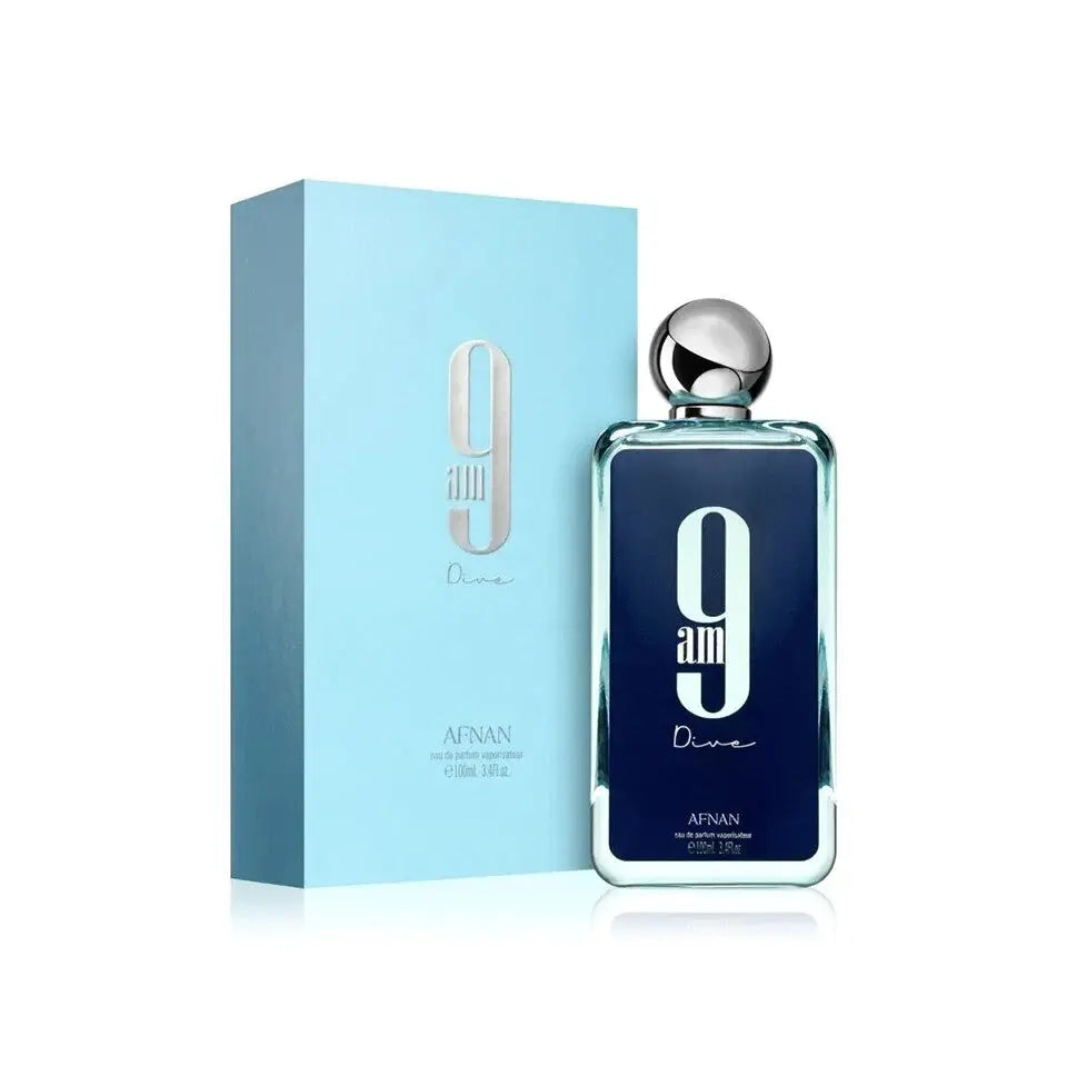 Afnan 9PM Dive Eau de Parfum – Fresh Aquatic & Energetic Arabian Perfume Tufayel