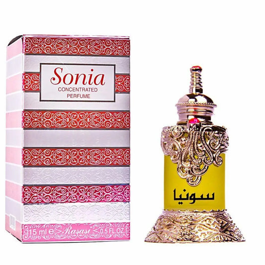 Sonia Concentrated Perfume Oil – Alcohol-Free Floral & Musky Arabian Attar Tufayel