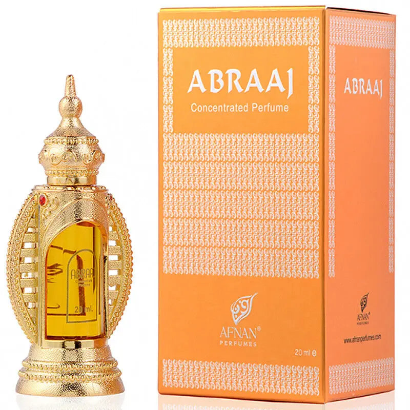 Abraaj Concentrated Perfume Oil 20ml – Alcohol-Free Sweet Floral & Amber Attar Tufayel