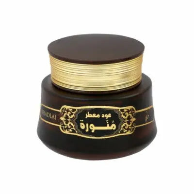 Oud Muattar Munawwara – Rich Oud, Sweet Resins & Smoky Arabian Bakhoor (60g) lattafauk