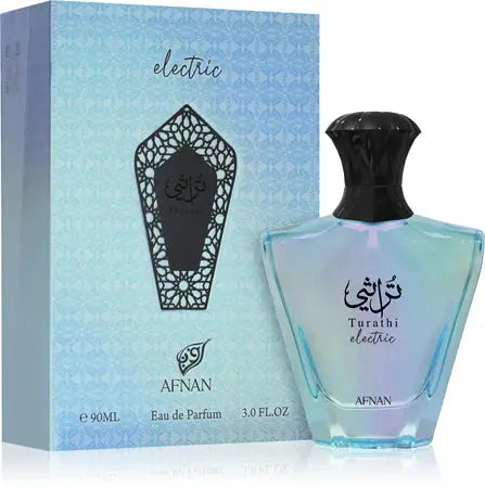 Afnan Turathi Electric Eau de Parfum 90ml – Fresh Energetic Arabian Perfume Tufayel